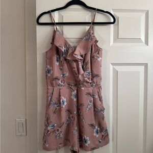 Naked Zebra Dusty Rose Romper